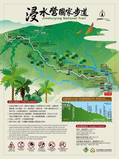 路線圖(台灣山林悠遊網)圖片